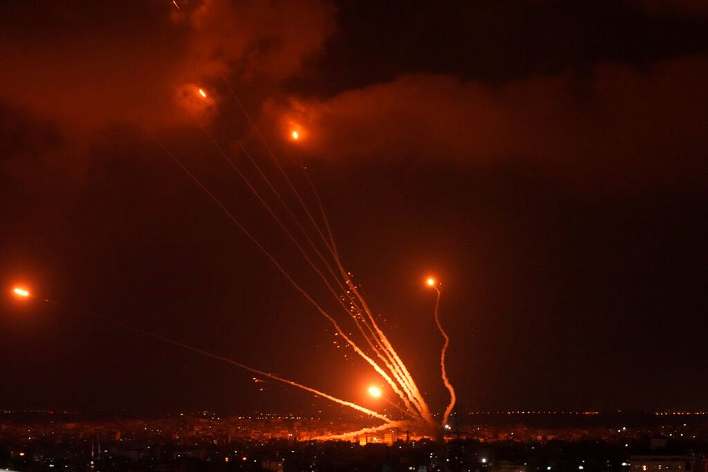 Des roquettes tirées depuis Gaza sur Israël, le 5 août 2022