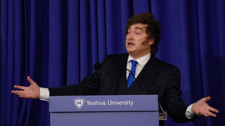 Le président argentin Javier Milei