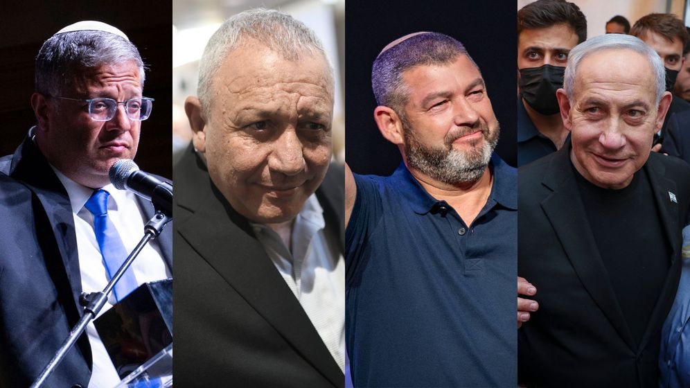 דוד כהן, חיים גולדברג, גילי יערי ואריק מרמור, פלאש 90 נתניהו, וינטר, איזנקוט ובן גביר