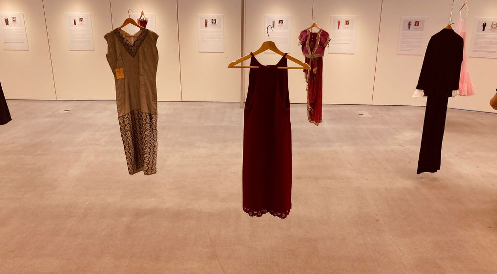 Installation "No more" by Israeli artist Keren Goldstein Yehezkali at the UN headquarters in Geneva, Switzerland.