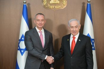 Benjamin Netanyahou et Nikolai Mladenov