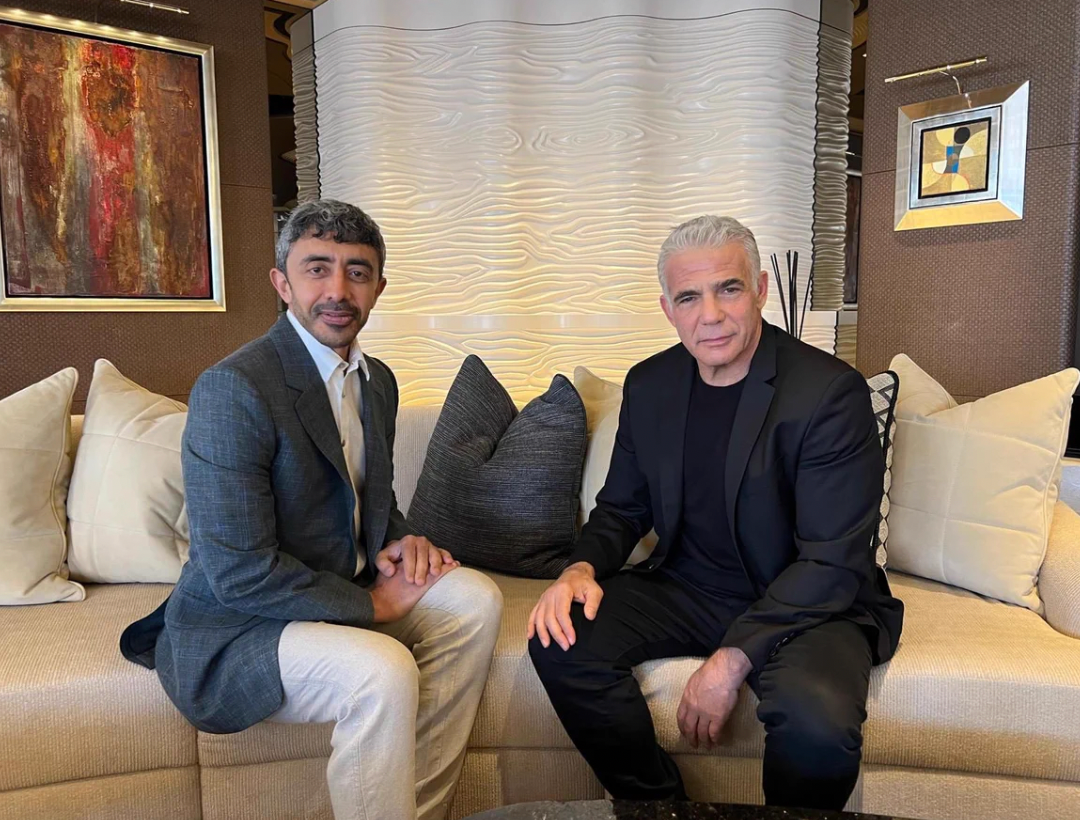 Opposition Leader Yair Lapid Meets Emirati Foreign Minister In Italy - Vimarsana News