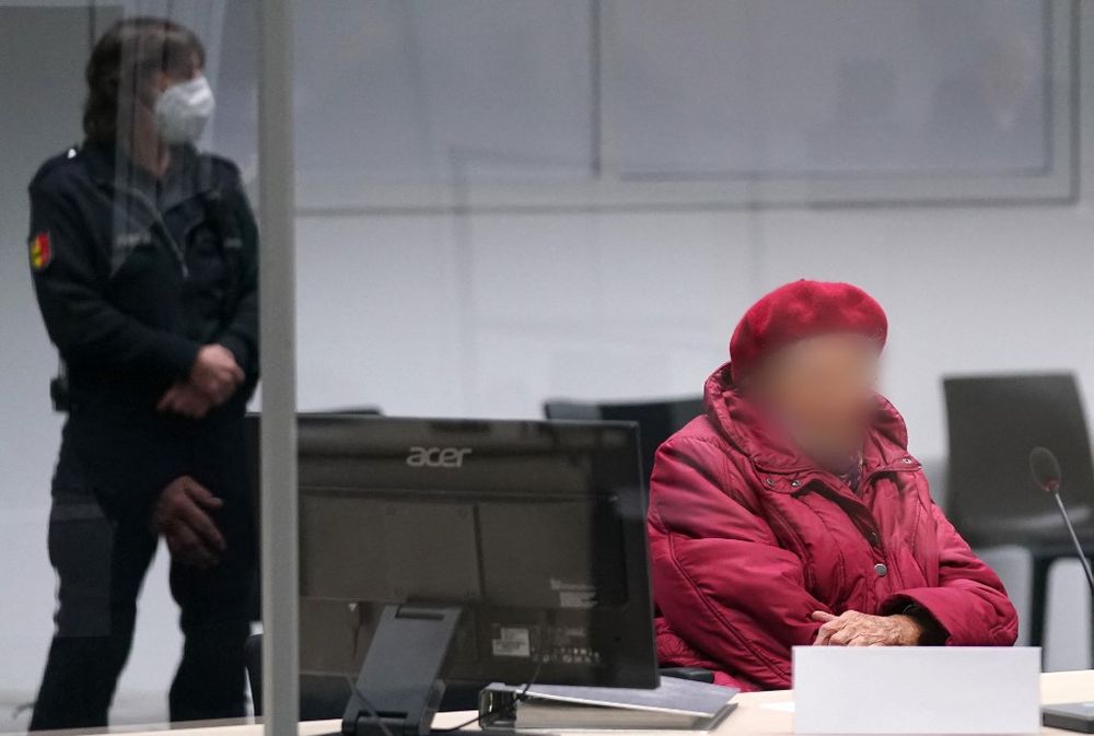 Irmgard Furchner, convicted of being complicit in Nazi crimes, being tried in Germany