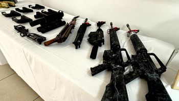 הנשק שנתפס במסגרת פעילות מחוז צפון במשטרה, 26.7.2025