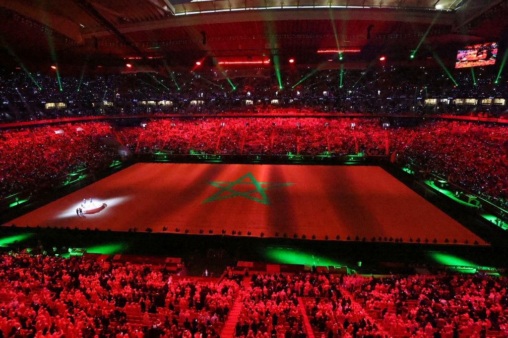 Moroccan National Team Dominates Arab Football Cup Final Match