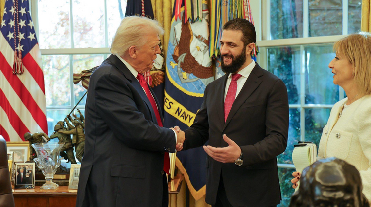 Trump and Syria's al-Sharaa meet at White House