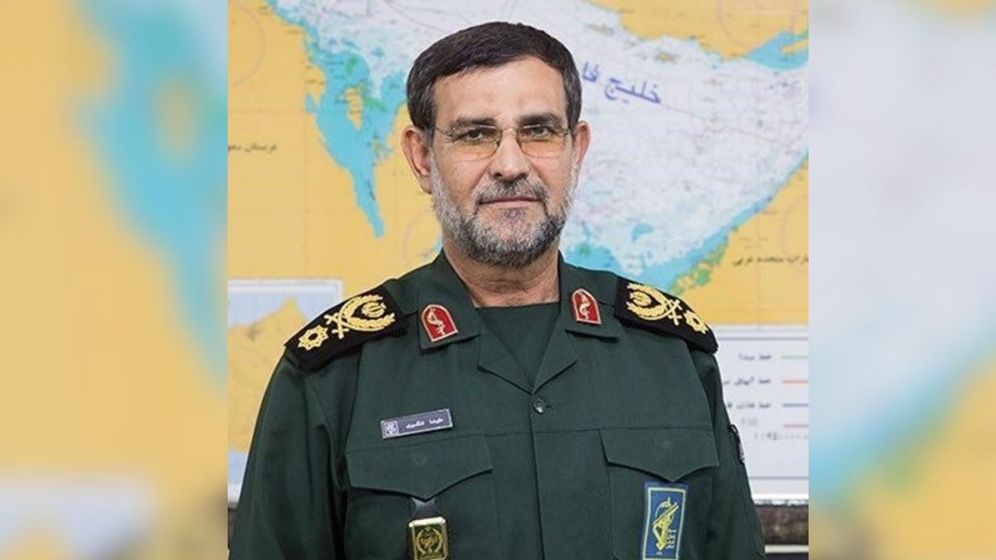 Tasnim Agency Le commandant de la marine du Corps des gardiens de la révolution islamique d'Iran, Alireza Tangsiri
