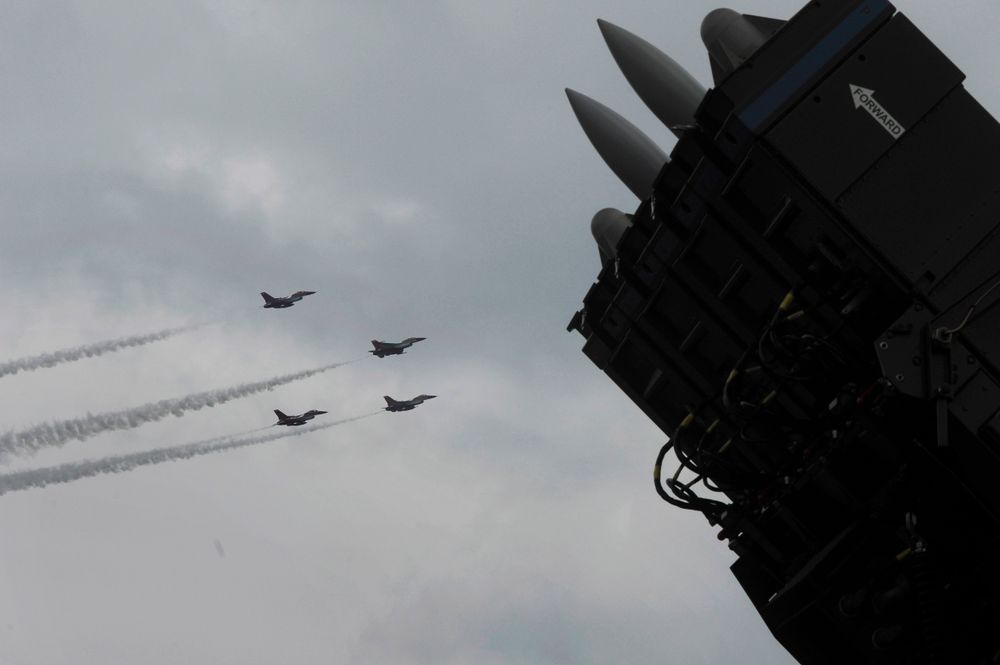 SPYDER, Rafael Advanced Defense Systems' surface-to-air missile system, is on display on the fourth day of the Singapore Airshow in Singapore, February 14, 2014.