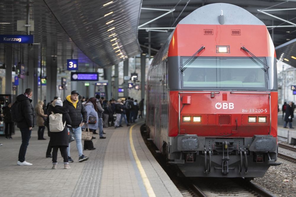 A train in Austria.