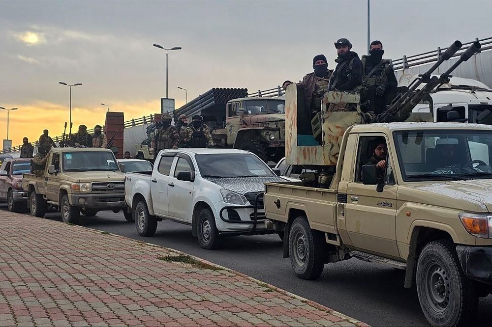 Jihadists affiliated with the new Syrian government
