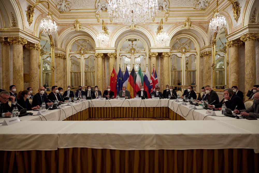 Réunion de la commission conjointe sur les négociations visant à relancer l'accord sur le nucléaire iranien à Vienne, en Autriche, le 27 décembre 2021