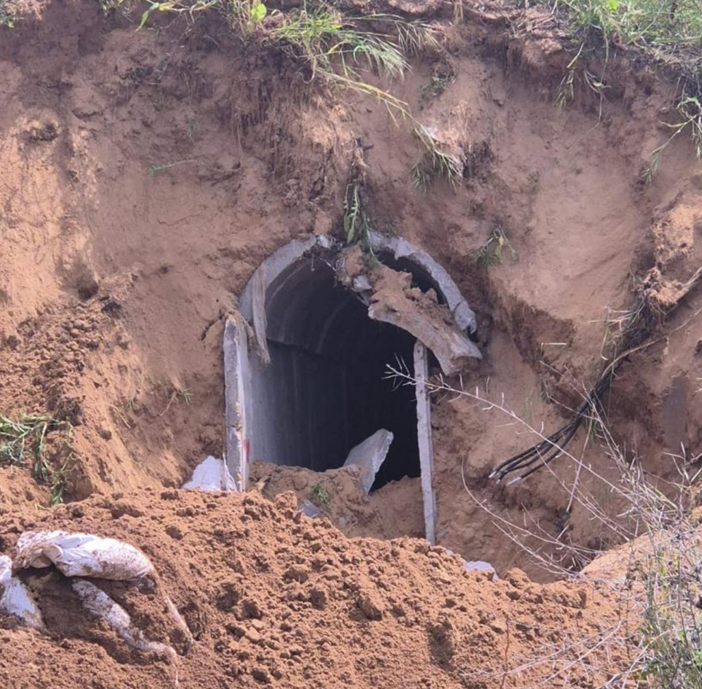 Underground route built in Gaza destroyed by the IDF