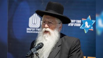 Le député Meir Porush, du parti Judaïsme unifié de la Torah 