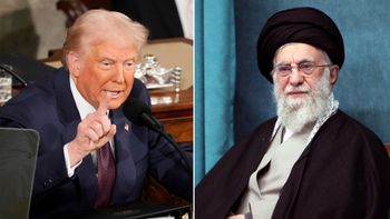 Le président américain Donald Trump et le guide suprême iranien Ali Khamenei
