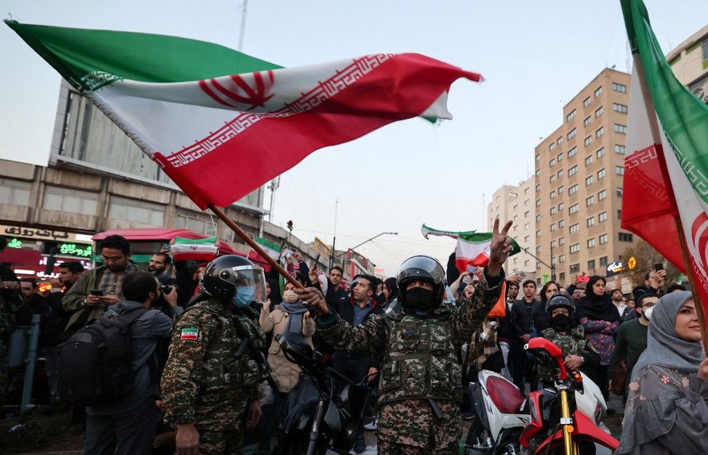 Unrest In Iran Follows Soccer Fans To World Cup In Doha