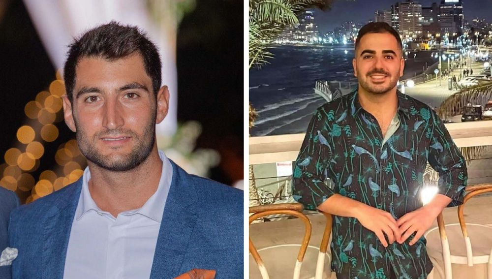 Or Asher (L) and Rotem Mansano were wounded critically and seriously in the Tel Aviv attack.