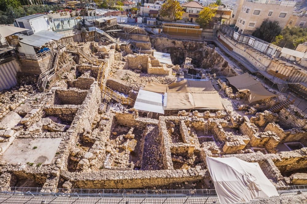 Fouilles dans la Cité de David, à Jérusalem, Israël
