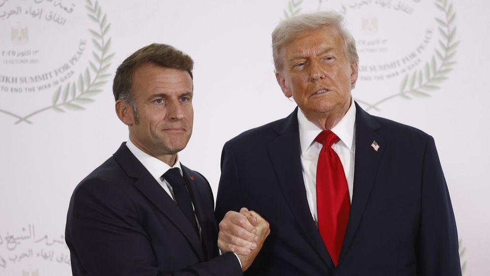Emmanuel Macron et Donald Trump