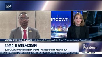 Somaliland Foreign Minister speaks to i24NEWS after recogntion