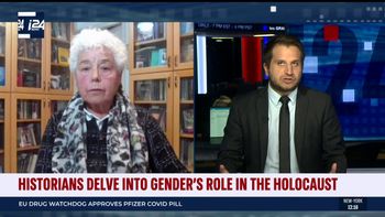 Dalia Ofer, a professor of Holocaust Studies, speaks to i24NEWS in Tel Aviv, Israel, January 27, 2022.