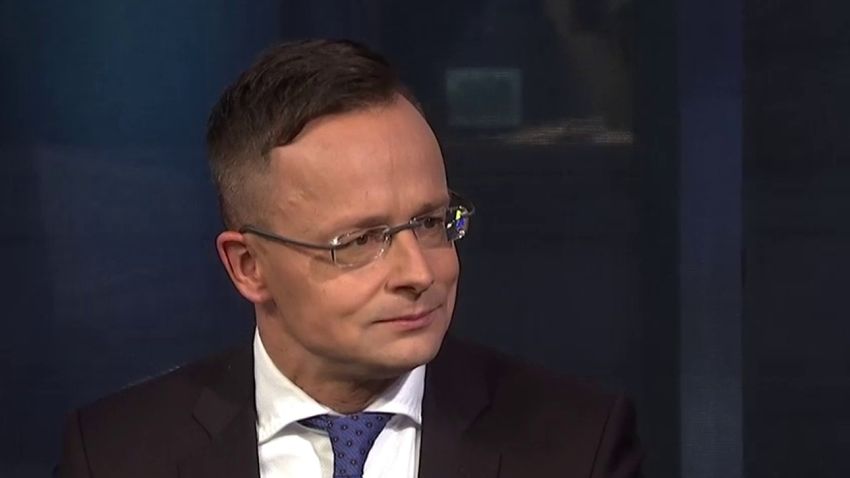 Le ministre hongrois des Affaires étrangères et du Commerce, Péter Szijjártó, invité d'i24NEWS, le 14 mai 2019