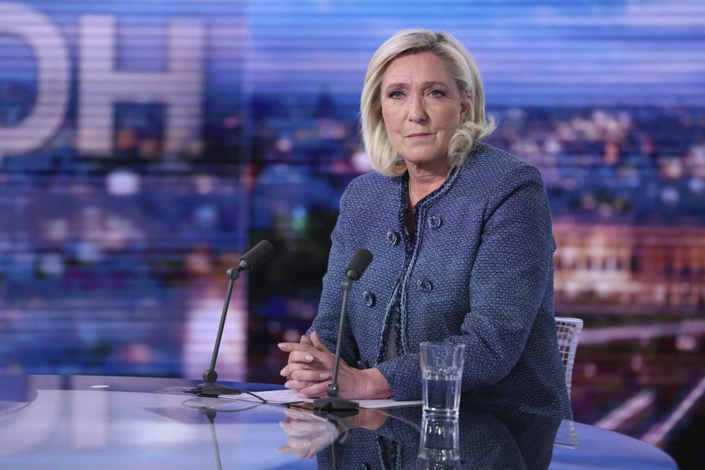 Thomas Samson, Pool via AP Marine Le Pen