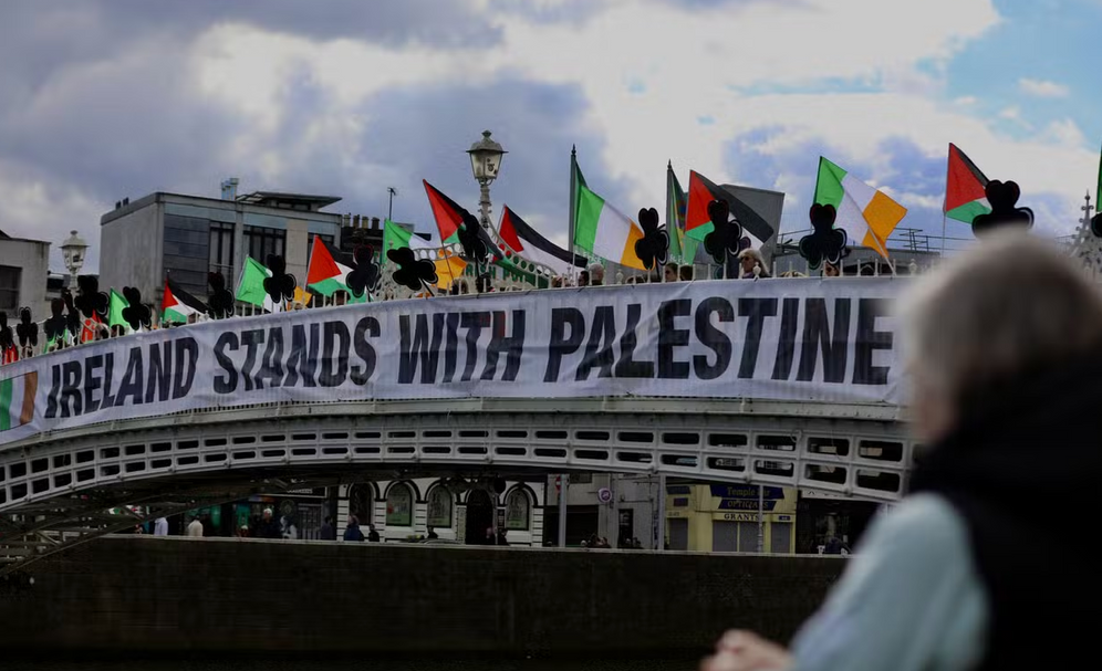 Manifestation de soutien à la Palestine en Irlande