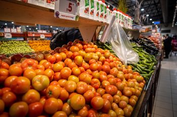 Supermarché Rami Levy à Jérusalem le 3 février 2022