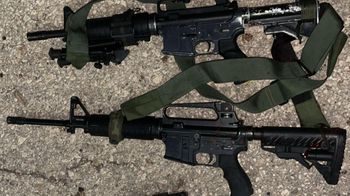 The M-16 rifles carried by the terrorists