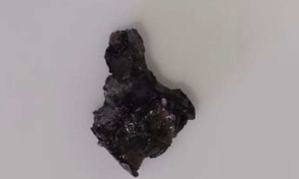 Photo de l'éclat d'obus de mortier 