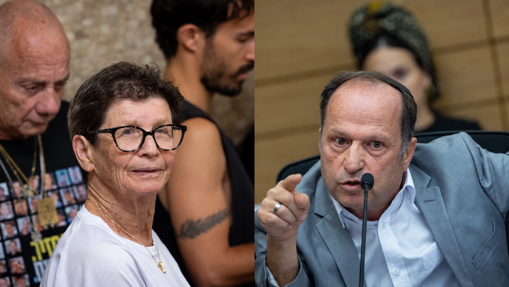Yocheved Lifshitz (L) and Itzik Bunzel (R)