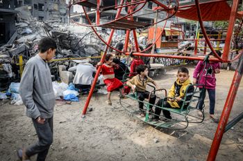 Enfants à Gaza en décembre 2023