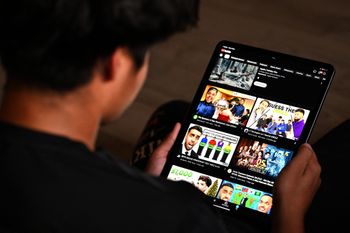 Teen uses social media