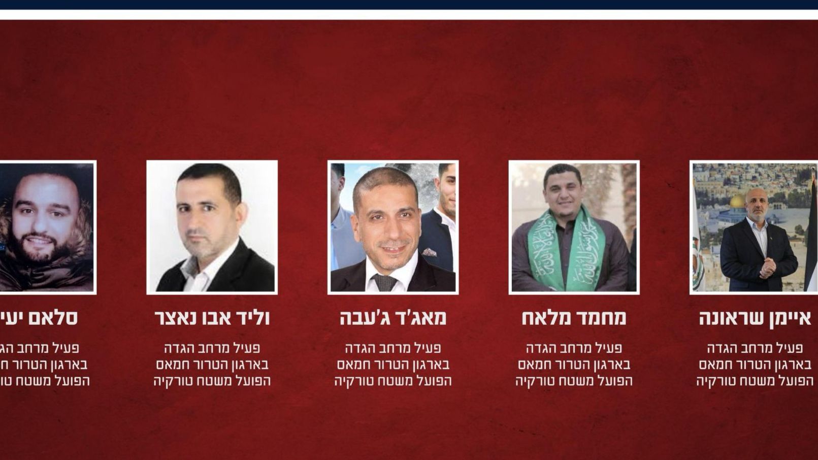 إسرائيل تعلن إحباط عشرات الهجمات المرتبطة بحماس والتي وجهت من تركيا