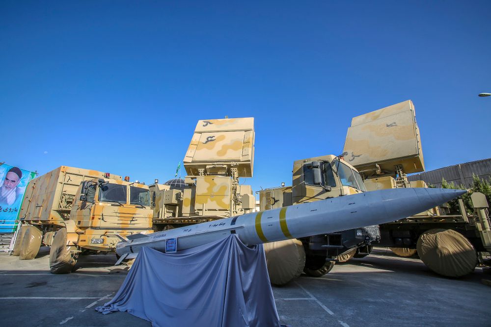 Le système de missile de défense aérienne Bavar-373 fabriqué en Iran, le 22 août 2019