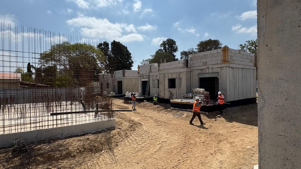 Travaux de rénovation au kibboutz Nirim