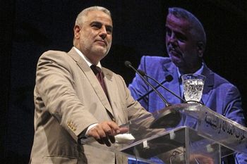 عبد الإله بنكيران المنتمي لحزب العدالة والتنمية الإسلامي، في يوم السبت 14 يوليو / تموز 2012