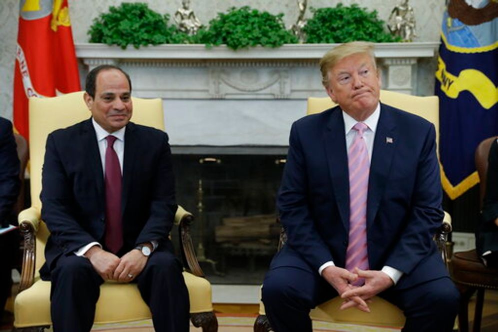 الرئيس ترامب يستقبل السيسي