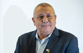 Gadi Eizenkot poses for a photo one day before the opening session of the Knesset, the Israeli parliament in Jerusalem.