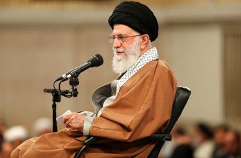 Iranian Supreme Leader Ayatollah Ali Khamenei in Tehran, Iran.