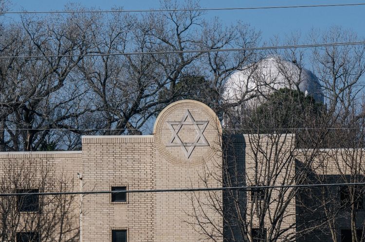 The Congregation Beth Israel synagogue is seen on January 16, 2022 in Colleyville, Texas, US.