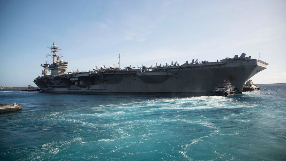 Staff Sgt. Jordan E. Gilbert/U.S. Marine Corps via AP נושאת המטוסים רוזוולט, ארכיון