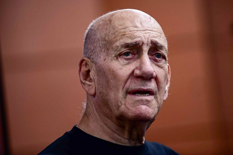 L'ancien Premier ministre israélien, Ehud Olmert