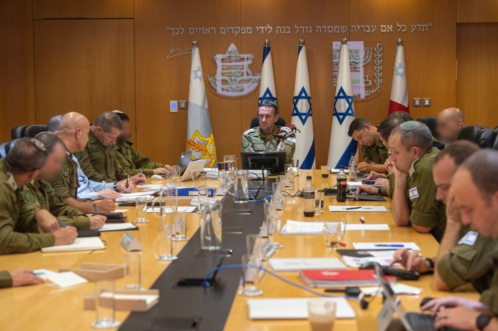 IDF Chief of Staff Herzi Halevi sits in a situation room, amidst Operation "Shield and Arrow" between Palestinian Islamic Jihad in Gaza and Israel.