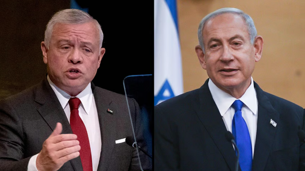 King Abdullah of Jordan, Prime Minister Benjamin Netanyahu
