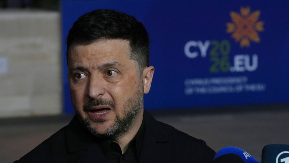 Le président ukrainien Volodymyr Zelensky