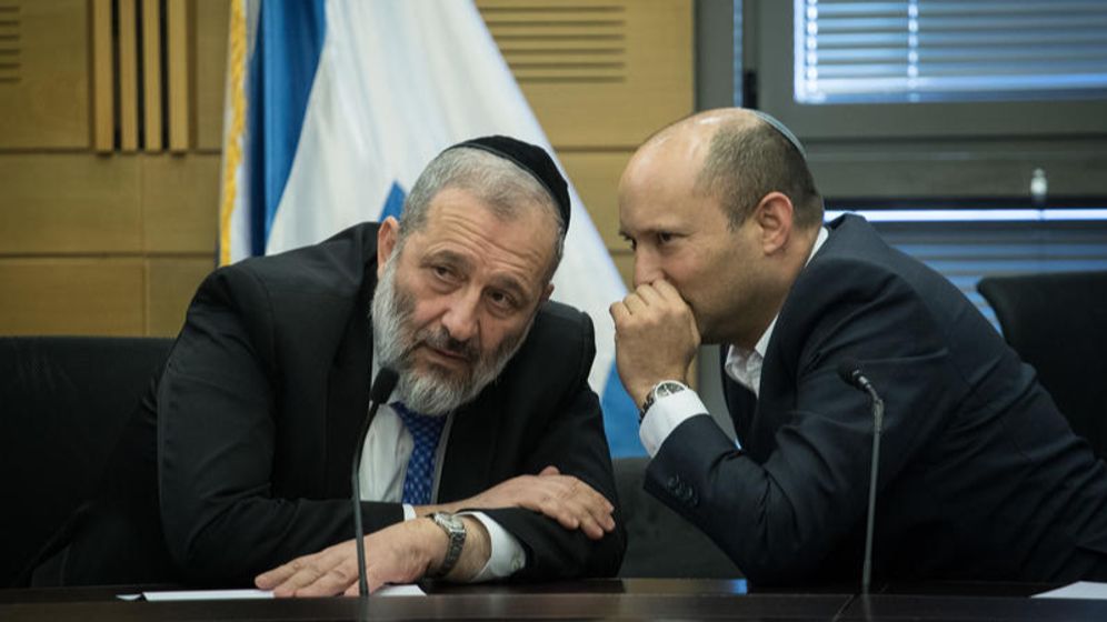 Hadas Parush/Flash90 Aryeh Deri (Shas) et Naftali Bennet (Ensemble)