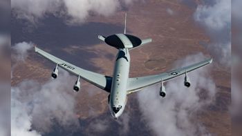 US Air Force/Sgt. Stacey Fowler American E-3 Sentry radar aircraft