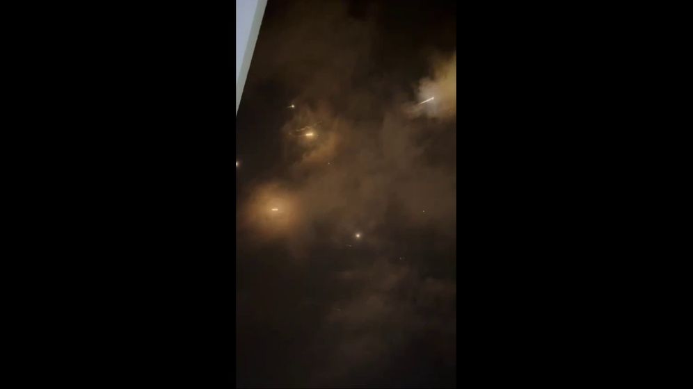 Hezbollah missile barrage launched at Israel 11.03.2026