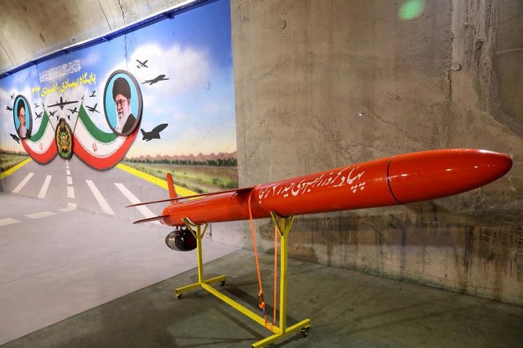 This handout picture provided by the Iranian Army on May 28, 2022, shows an underground drone base, in an unknown location in Iran.